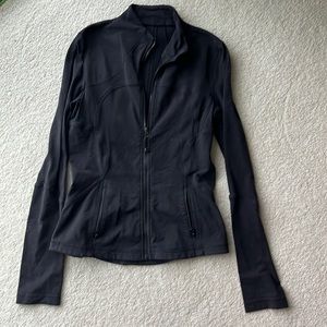 Black Lululemon Forme Zip Up Jacket